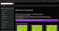 Desktop Screenshot of peaceplanet.nl